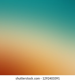 Gorgeous blue orange red and beige background design with smooth blurred texture in elegant modern abstract design