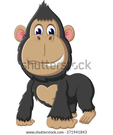 gorilla cartoon