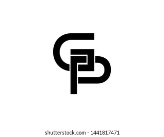 gp original monogram logo design
