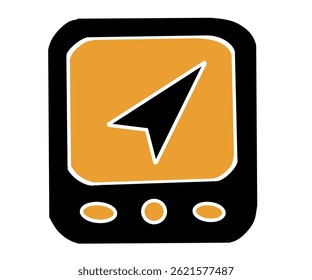 GPS Device Icon – Digital Navigation Tool
