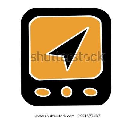 GPS Device Icon – Digital Navigation Tool

