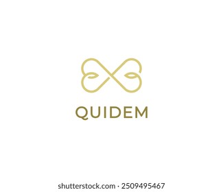 Graceful butterfly logo design. Elegant boutique cosmetics brand logotype. Beauty salon spa icon.  illustration - Powered by Shutterstock