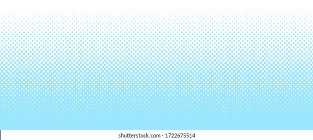 Gradation Blue Polka Dots Texture Background 