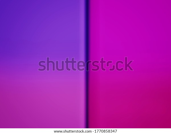 a gradation of pink and purple with a line that\
divides between the\
two.