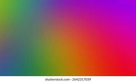 Gradient abstract background. Smooth soft and warm bright  multicolor gradient for app, web design, web pages, banners, greeting cards. Vector illustration design