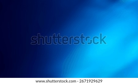 A gradient abstract background with a smooth transition from dark navy blue to bright electric blue.