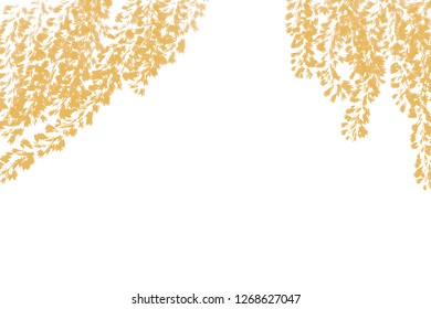 Gradient abstract flat color background with Floral Stencil brush. Brush  graphic design for card,banner.  -  Illustrations