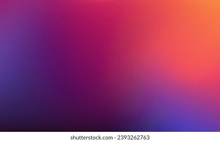 Gradient abstract grain background. Bright color liquid blend. Blurred fluid colorful mix. Modern design template for web covers, ad banners, posters, brochures, flyers. Raster illustration image.
