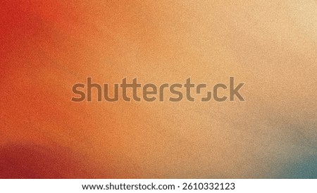 A gradient background with a blend of red orange beige and blue colors creating a soft and warm aesthetic