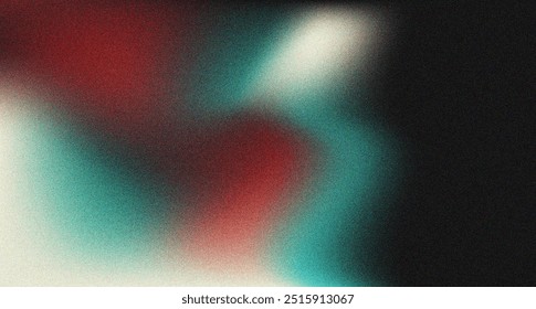 Gradient background blending green, red, and white  with noise texture Perfect for  presentations