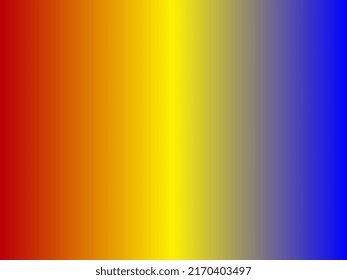 Gradient Background Of Primary Colors, Red, Yellow, And Blue.