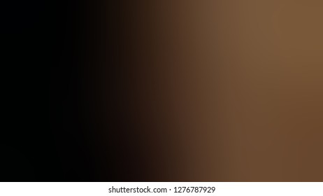 Gradient With Black, Jambalaya, Brown Color. Beautiful Raster Background With Uniform Smooth Texture. Mock-up With Blank Space For Text And Advertising.