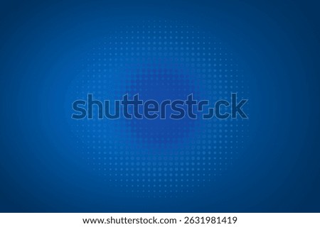 A gradient blue background with a pattern of circular dots radiating from the center, creating a sense of depth and movement. Modern and dynamic.

