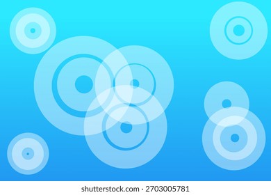 A gradient blue background, simple, elegant and attractive 