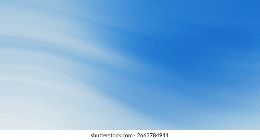 A gradient of blue and white creates a soft, airy sky. The colors blend seamlessly, evoking a sense of calm and vastness. Light and cloud-like patterns add depth to the serene backdrop.