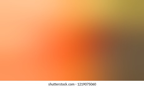 Gradient blur abstraction. Beige yellow color. Blurred gradient colorful background, abstract and background. Very light brown. Dark beige.