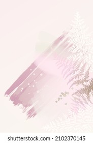 Gradient layered background from isolated graphic  elements. Illustration in powdery shades.
