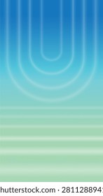 Gradient lines create soothing ambiance mobile wallpaper