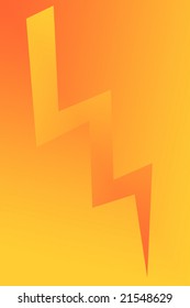 Gradient Orange Lightning