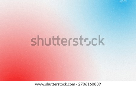 Gradient red white blue background with grainy texture overlay