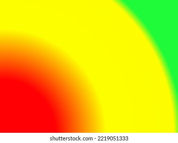 Gradient, Red Yellow And Green Background, Blended, Semicircular And Abstract, Rasta Colors