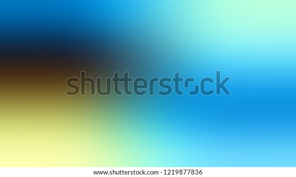 Gradient Summer Sky Blue Chathams Color Stock Illustration