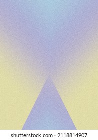 Gradient triangle  Digital noise  grain texture  Nostalgia  vintage  retro 60s  70s style  Abstract lo  fi background  Poster  print  template  Minimal  minimalist  Blue  purple  violet  yellow colors