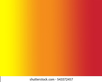 Gradient Of Yellow To Orange To Red