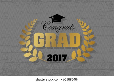 Graduation Wishes Overlays Lettering Labels Design Stock Illustration ...