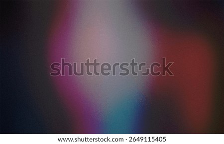 A grainy, abstract background featuring a soft gradient of dark blues, purples, and reds, creating a moody and atmospheric visual texture.