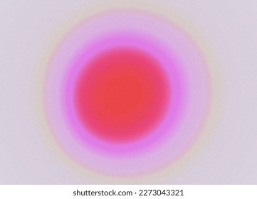 grainy circle gradient  warm energy   good vibes  feeling  abstract sun  aura