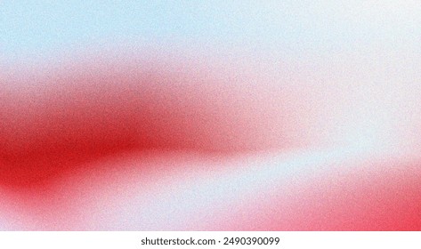 Grainy gradient background, red white wave abstract glowing color wave black backdrop, noise texture banner poster header design