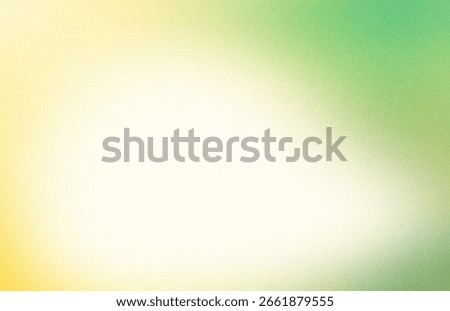 Grainy Gradient Background, Vibrant Yellow and Green Blur