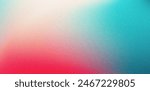 Grainy gradient red blue background, noise texture vibrant colors banner header poster cover backdrop design