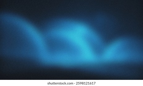 Grainy texture background with soft blue hues and flowing patterns, ideal for digital art, branding, and serene visuals