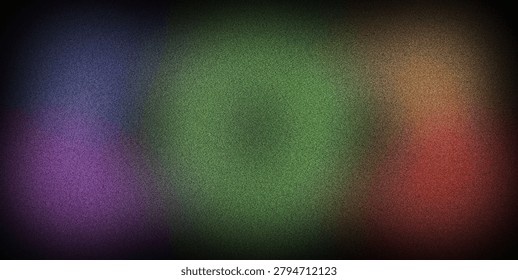 Grainy texture creating a colorful gradient background with speckled noise