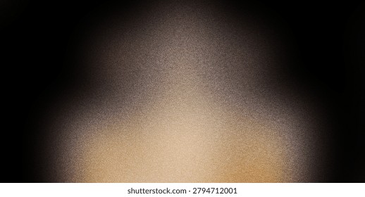 Grainy texture forming a soft gradient from peach to dark brown black