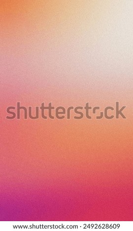 Grainy texture is superimposed on a background featuring a vertical gradient fading from pink to yellow