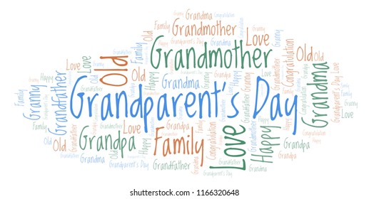 Grandparents Day Word Cloud Stock Illustration 1166320648 | Shutterstock