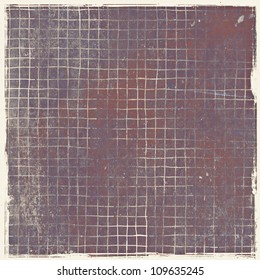 Graph Grid Hand Drawn Vintage Dark  Scale Paper Background