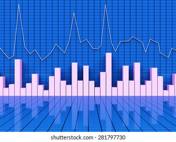 Graph Report Representing Information Statistic And Reports