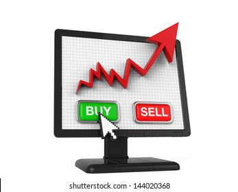 Graph Screen with Buy and Sell Button