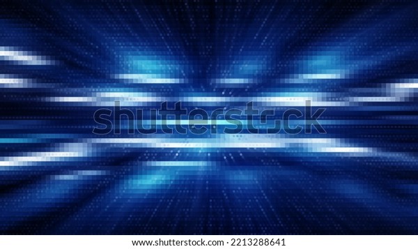Graphic design background of tech scene or neon\
light blue beige\
tone.