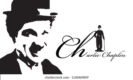 Graphic design of Chaplin Memorial