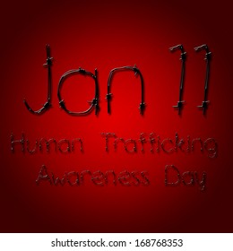 Graphic Design Human Trafficking Awareness Day Related