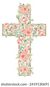 Graphic Easter Cross Clipart