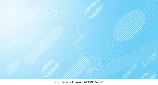 Graphic illustration with diagonal line pattern. Geometric wallpaper, light blue gradient background. Templates for websites, covers, and background designs.