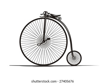 old fashioned bicycle