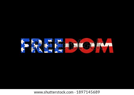 Similar – Image, Stock Photo The word freedom of the press in typewriter font on dirty paper