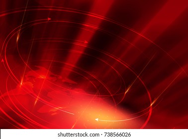 Graphical red theme news background, Suitable forTv and virtual media presentation.